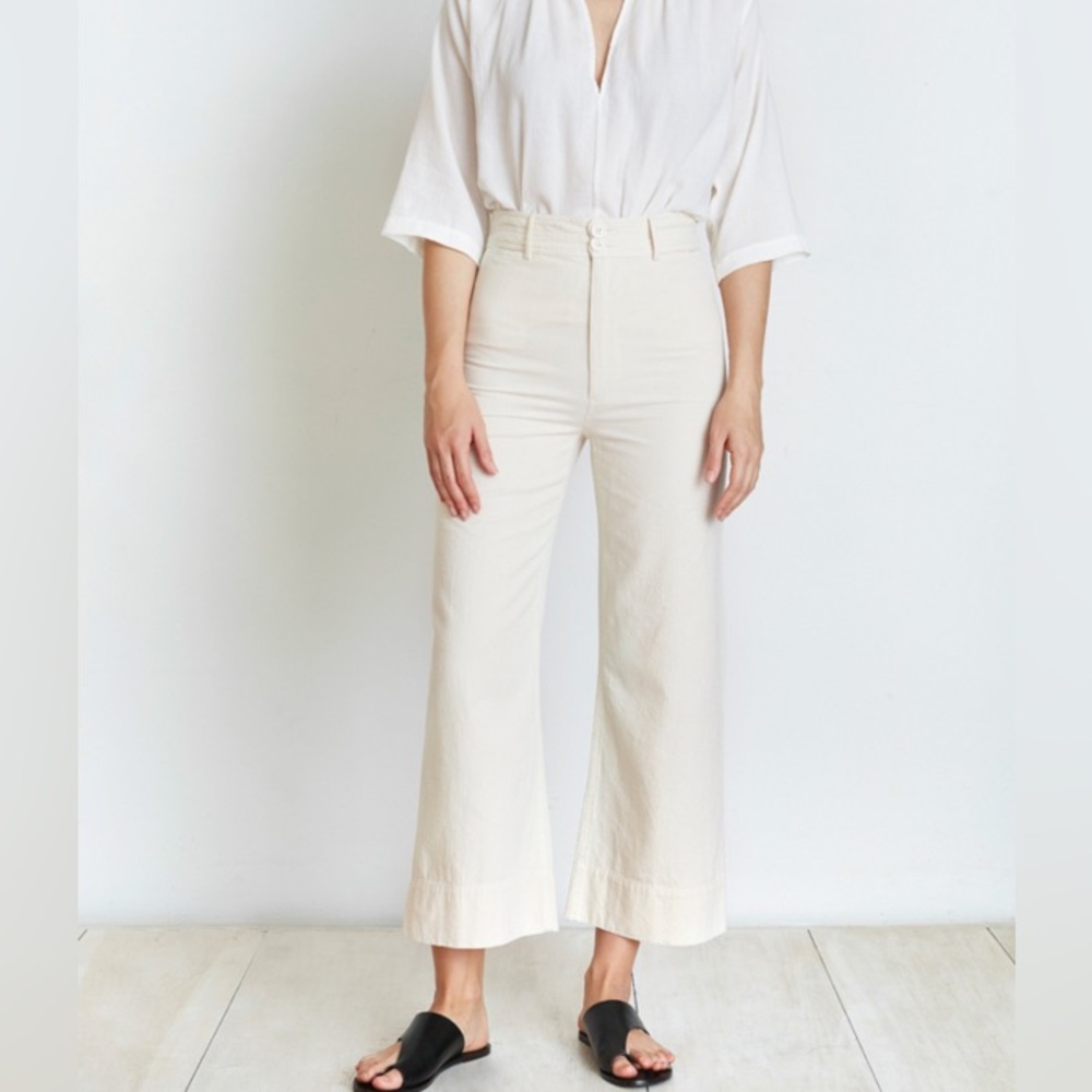 Apiece Apart Merida Pant in Cream